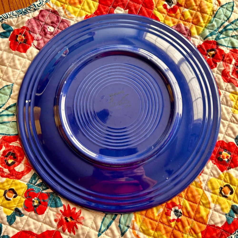 Fiestaware plate